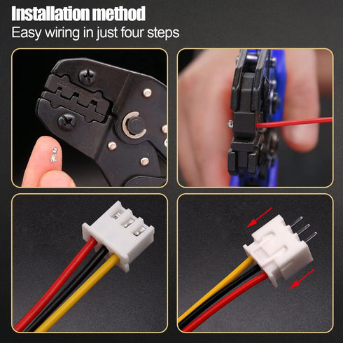 Twidec/500PCS 2.54mm JST Connector Kit, Male and Female Pin Housing Connector Adapter Plug