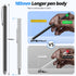 5 Pack Long Pen Body Stylus Pens for Touch Screens, High Sensitivity & Fine Point Capacitive Pen for iPad, iPhone,