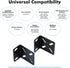 MokerLink Rack Mount Kit for 17.3 Inch Wide Switches, Adjustable Hole Distance 14-29mm, Compatible with Cisco, NETGEAR