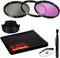 6th Ave Electronics 52mm Essential Lens Kit - Includes UV/CPL/FLD Filters, Tulip Hood, Cleaning Kit