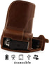 MegaGear Ever Ready Genuine Leather Camera Case for Fujifilm X-T4 (XF16-80mm)