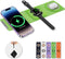 3-in-1 Foldable Magnetic Wireless Charger Keychain, 15W Travel Fast Charger for Phone 15/14/13/12, Watch, AirPods