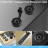QIANRENON 3.5mm TRS Threaded Fixed Waterproof Cable - 1/8 Male to Female Embedded Mount Stereo Adapter for Extension