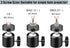 2-Be-Best 12IN 31CM 1/4" M4 M6 Projector Wall Mount Ceiling Projector Mount Longer Length / Wall Projectors Mounts