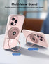 EWA MagOne Ultra (Plate Edition) Phone Grip Stand with Leather Finger Strap, Removable Magnetic Ring Holder Kickstand