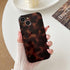 Huahuacase 14 14 6.1 ''Color2 Compatible with for iPhone Case, Tortoise Shell Chic Amber Brown Print Leopard, Classic