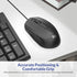 Rii RK907 10/8 7 Wired Keyboard and Mouse Combo, USB Ultra-Slim Compact USB Wired Keyboard and Mouse Combo for Mac
