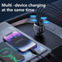 SUNDAREE Super Fast Car Charger, 60W Multiport USB Car Charger, USB C Cigarette Charger for iPhone & Samsung Devices