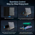 12" 3D Smartphones,12 inches for Mobile Phone Screen Magnifier HD Projector Screen for Movies, Videos, Foldable Stand