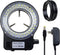 Light Microscope LED Ring Illuminator, Adjustable 64 LEDs Ring Light for Monocular, Binocular, Trinocular Lab