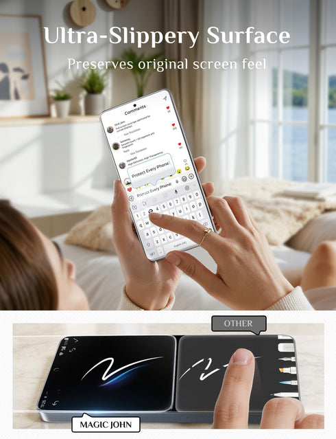S26 6.9inch, 28Anti 2 PACK MAGIC JOHN for Samsung Galaxy Ultra Privacy Screen Protector Spy, Fast Easy Installation