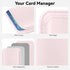 12/13/14/15/16/17 Magnetic Wallet Cell Phone Card Holder for Phone Case, Stronger Magnetic RFID Leather Phone Wallet