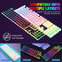 Pudding Keycaps Double Shot PBT Keycap Set, Translucent Layer for 104 87 61 Keys RGB Backlit Mechanical Keyboards