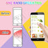 9 Pieces Colorful Cell Phone Grip Holder, Collapsible Self-Adhesive Sublimation Holders for Smartphones and Tablets
