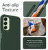 TUDIA Ultra Slim Grip Galaxy A14 5G Bark Phone Case, Pine Green Shockproof Thin Lightweight Soft TPU Cover