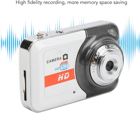 Pomya Mini DV Camera, Small Video Recorder with Motion Detection, Support 32G Memory, USB Mini Camera Keychain Video