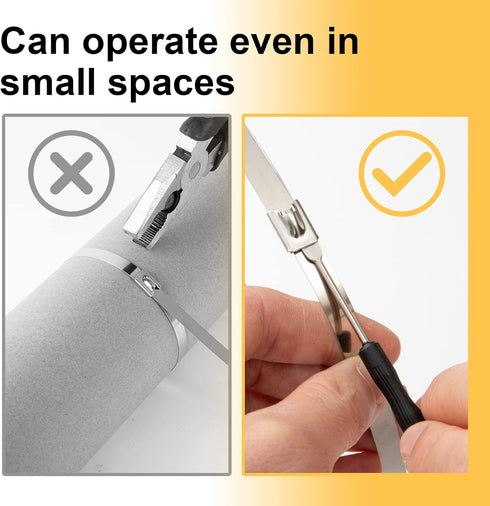 OFFO Metal Zip Tie Release Tool for Stainless Steel Tie Wrap, Tensioning Installation Release Tool for Self-Locking Stainless Cable Ties by OFFO