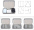 Canboc Hard Electronic Organizer Travel Case - Electronics Accessories Cable Gadget Wire Storage Bag Double Layer