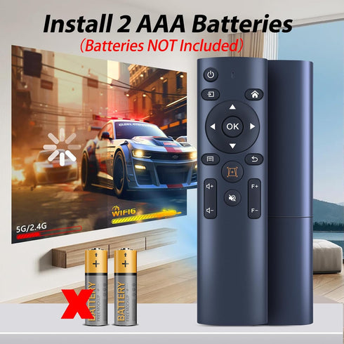 WDZP V9, P62 New Projector Remote Control fit for YABER Pro WiMiUS Projector