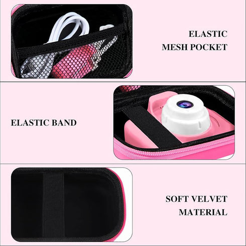 Leayjeen Kids Camera Case for Seckton/GKTZ/OZMI/PROGRACE/Dylanto/Rindol/VATENIC/Nine Cube and More (Case Only)