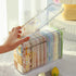 Cell Phone Case Storage Box, Multifunctional Plastic Organizer with Lid for Basic Cases, Clear Storage Holder for Desk,