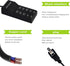 100W USB Charging Station with 10-Port (6 USB-A & 2 USB-C & 2 PD20W) Compatible with iPhone 15/14/13/12/11, Tablets,