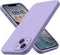 CellEver Heavy-Duty Silicone Case for iPhone 14, Military Drop Protection, Camera Shield, Scratch-Free Interior - Light