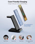 KPON 3 1 S26/S25/S25 Ultra/S24/Z in Charging Station for Samsung, Wireless Charger for Thick Cases, Foldable Phone