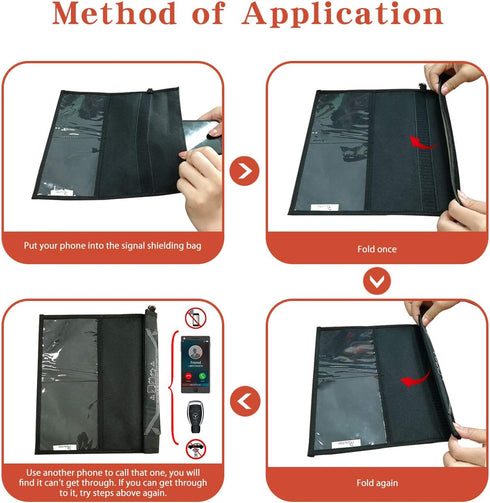 Farday Bag, Signal Isolation Bag - Shield Your Phone/iPad from Hacking, Tracking, EM Protection - 13.8"X17.7"