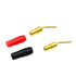 CERRXIAN Gold Plated 2mm Banana Plug Screw Type Audio Speaker Cable Connector Adapter (10-Pack)