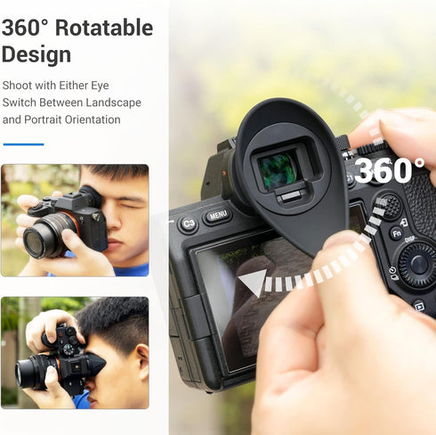 2 Pack FDA-EP21L A7IV A7RV Soft Silicone Camera Eyepiece Eyecup + Eyecup Eyepiece, Camera Viewfinder Eyeshade