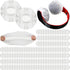Hoteam 500 Pcs Disposable Headphone Covers, Non-Woven Sanitary Headphone Hygiene Covers for Over-Ear