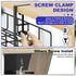 Under Desk Cable Management Tray, 31.5'' Steel Desk Organizers, Wire Management Rack for Cables