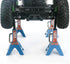 4 Pack 1/10 TRX4 SCX10 1/10 1:10 Remote Control Car Scale Metal Jack Stand Repair for Traxxas Axial RC Climbing