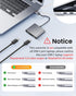 Siawclub 2 4K@60Hz 2 USB C to Dual HDMI Adapter, with HDMI Docking Station, Type C to HD Splitter for Monitors