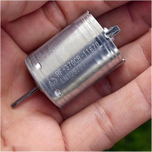 ADPVRLUQ 1pc 370 6000RPM 12V-24V Mini Mini Motor Carbon Brush DC High Torque High Speed Toy Boat Car Tool Model
