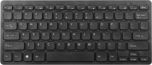 KM901 Wireless Keyboard Mouse Combo, Portable 2.4G Mini 78 Key Keyboard and Mouse Set for Office