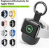 Portable Wireless Charger for Apple Watch, Compact Magnetic iWatch Charger 1200mAh Power Bank Keychain Style