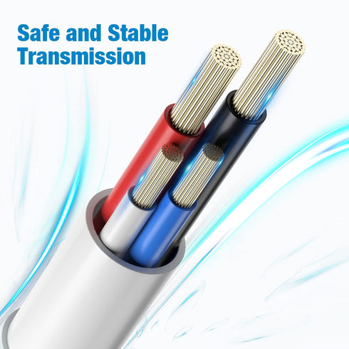 sarmert 4.0ft Apple Certified 30 Pin USB Charging Cable for iPhone 4/4s, iPad 1/2/3, iPod Touch/Nano - White (1 PCS)