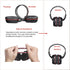 SIMOLIO 2 Pack IR Wireless Headphones for Car DVD, Universal Infrared Headphones for Kids, AUX Cord, Not Bluetooth
