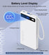 TEMINICE 2 10000mAh, 22.5W Pack, 17 16 15 Power Bank with Built-in Cables PD Slim Portable Charger USB C Battery Travel