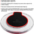 Wireless Charger, Mobile Phone Charging Dock Pad with LED Indicator Light for Galaxy/Phone