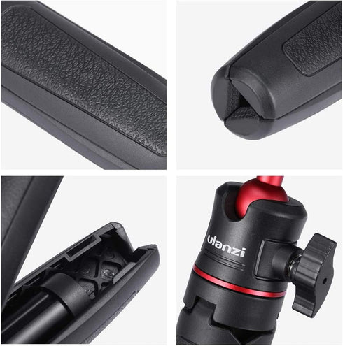 ULANZI MT-08 11 Extension Rod Tripod Mini Selfie Stick Tripod Stand Handle Grip for iPhone Pro Max Samsung Camera Sony