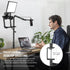 NEEWER ST008 Overhead Camera Desk Mount Rig Stand with 2 Boom Arms for Photography Devices, Live Streaming, Home Office