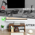 Riser-6.7 inch, TEAMIX Higher Monitor Stand Monitor Riser with Storage for Desk Small Monitor Stand TV/Screen/PC/Laptop
