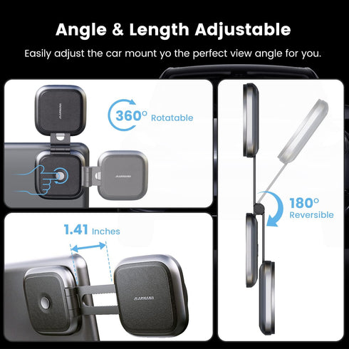 Phone Mount for Tesla Model 3 Model Y, Strong Magnetic MagSafe Car Mount Holder for Tesla Screen Monitor, Invisible
