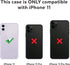 Speck 11 iPhone Case - Drop Protection, Raised Bumpers & Extra Grip Slim Design with Dual Layer Protective Cushion & Qi