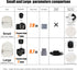Cwatcun Camera Bag Small Compact Camera Sling Case, Waterproof Canvas Crossbody Camera Bag with Rain Cover, Travel