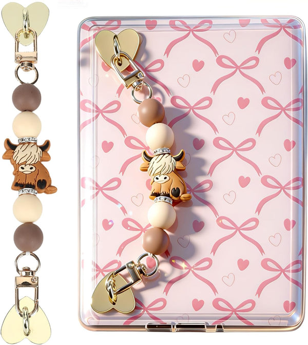 Silicone Beaded Strap for Kindle - E-Reader Hand Strap Chain for Kindle