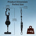 Angjiny 360 Anti-theft Phone Tether - Universal Phone Lanyard Retractable Steel Line Cellphone Strap,Phone Leash